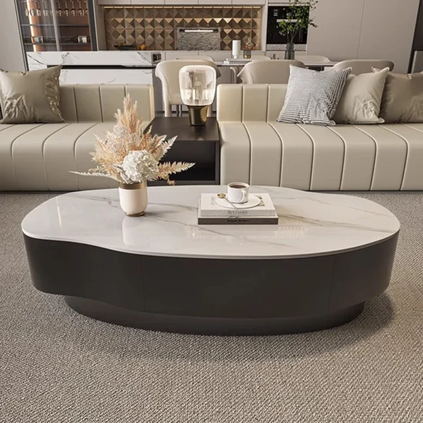 Simple Aesthetic Coffee Table Decoration Antique Kitchen Book Nordic Space Saving Side Table Center Kaffee Tische Home Furniture - Image 6
