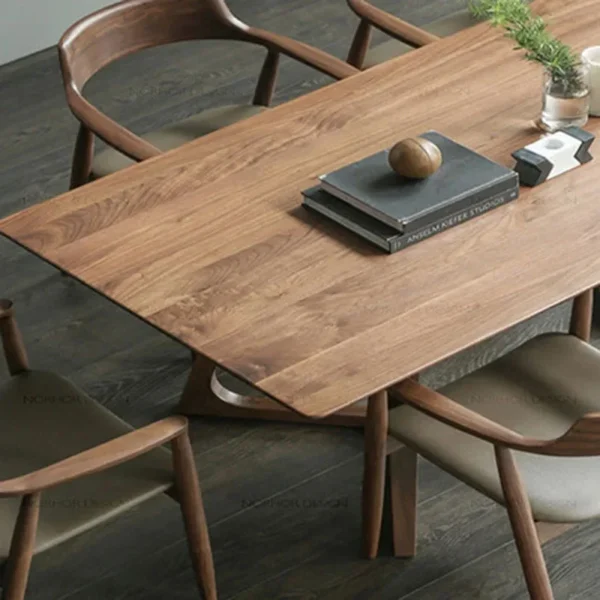 Italy Stands Dining Table Wooden Luxury Design Modern Dining Table Living Waterproof Nordic Mesa De Comedor Kitchen Furniture - Image 4