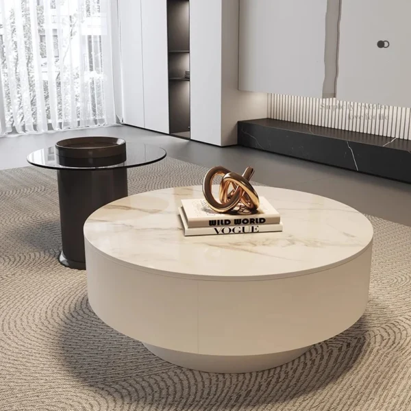 Italian Luxury Coffee Table Minimalist Modern Unique Vintage Coffee Table Bedroom Design Mesas De Centro Para Sala Furniture - Image 5